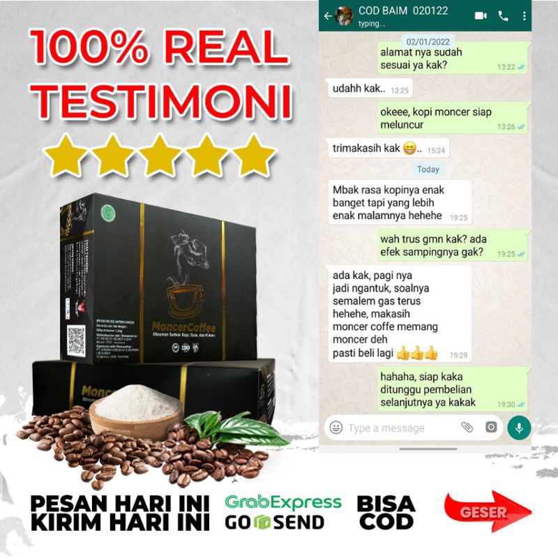 

1 box 8 sachet monceer coffee original asli nf monceer coffee asli herbal viral
