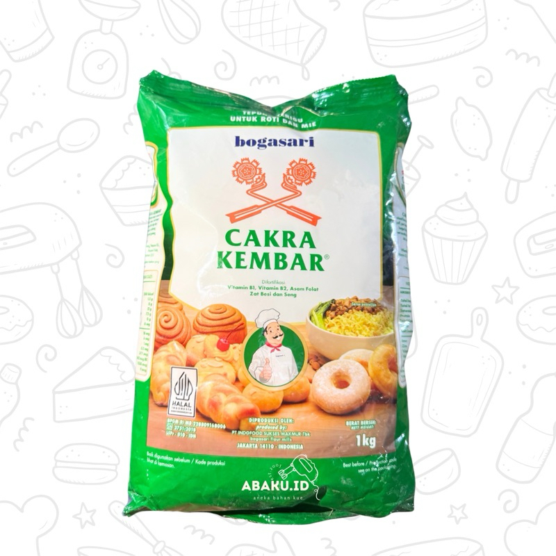 

TEPUNG CAKRA KEMBAR BOGASARI 1kg