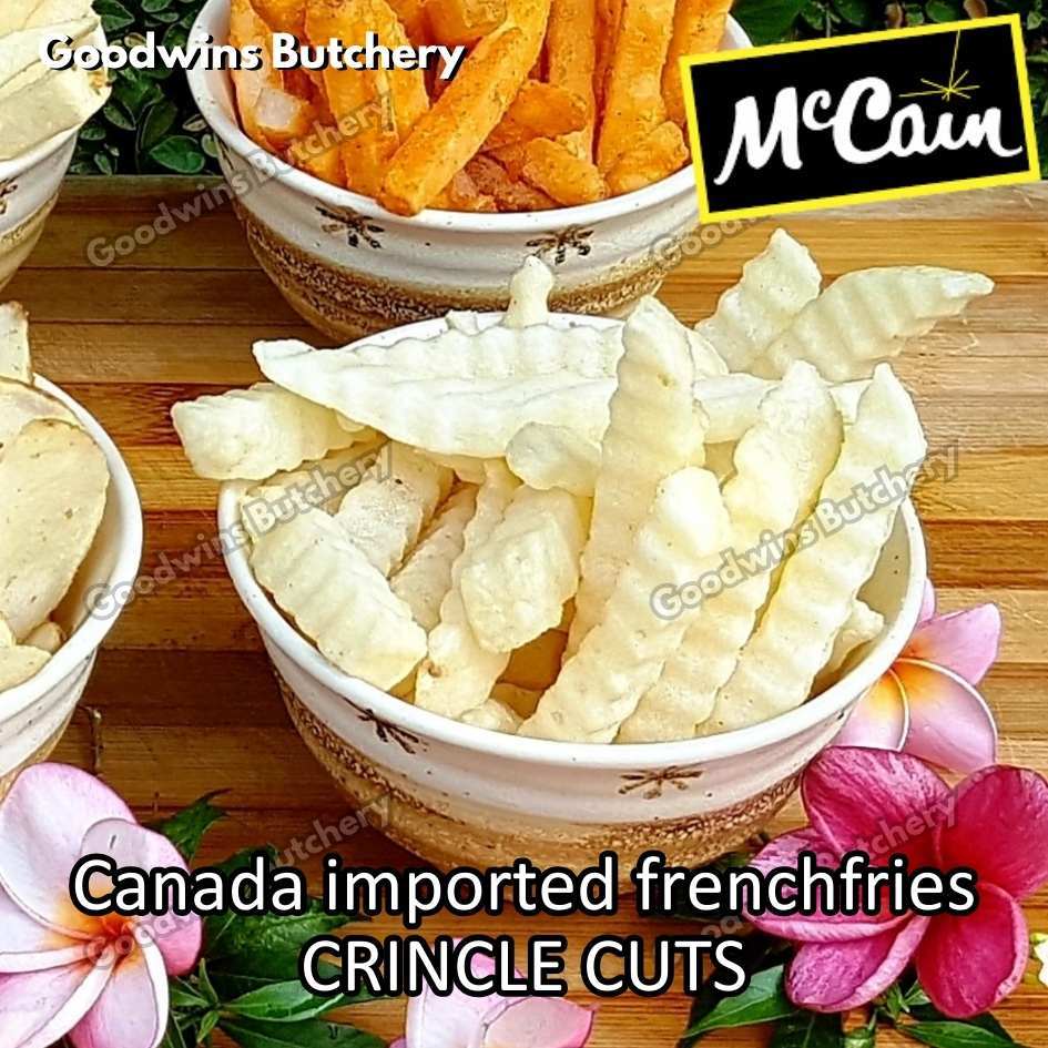 

Frenchfries McCain Canada CRINKLE CUTS 1/2" 1.25cm kentang goreng frozen import french fries Mc Cain