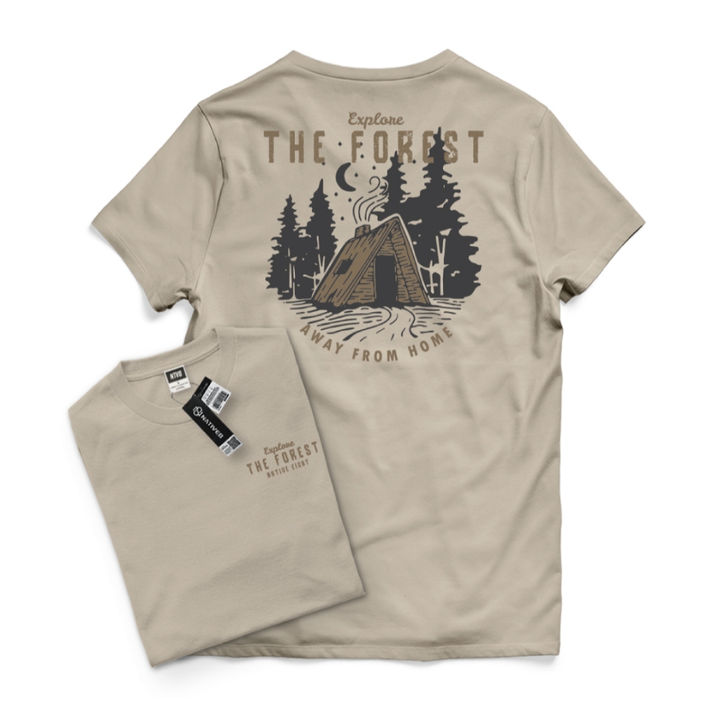 Kaos Distro Pria / Kaos Distro Original / Baju Distro Pria - NATIVE8 - STAY CHILL