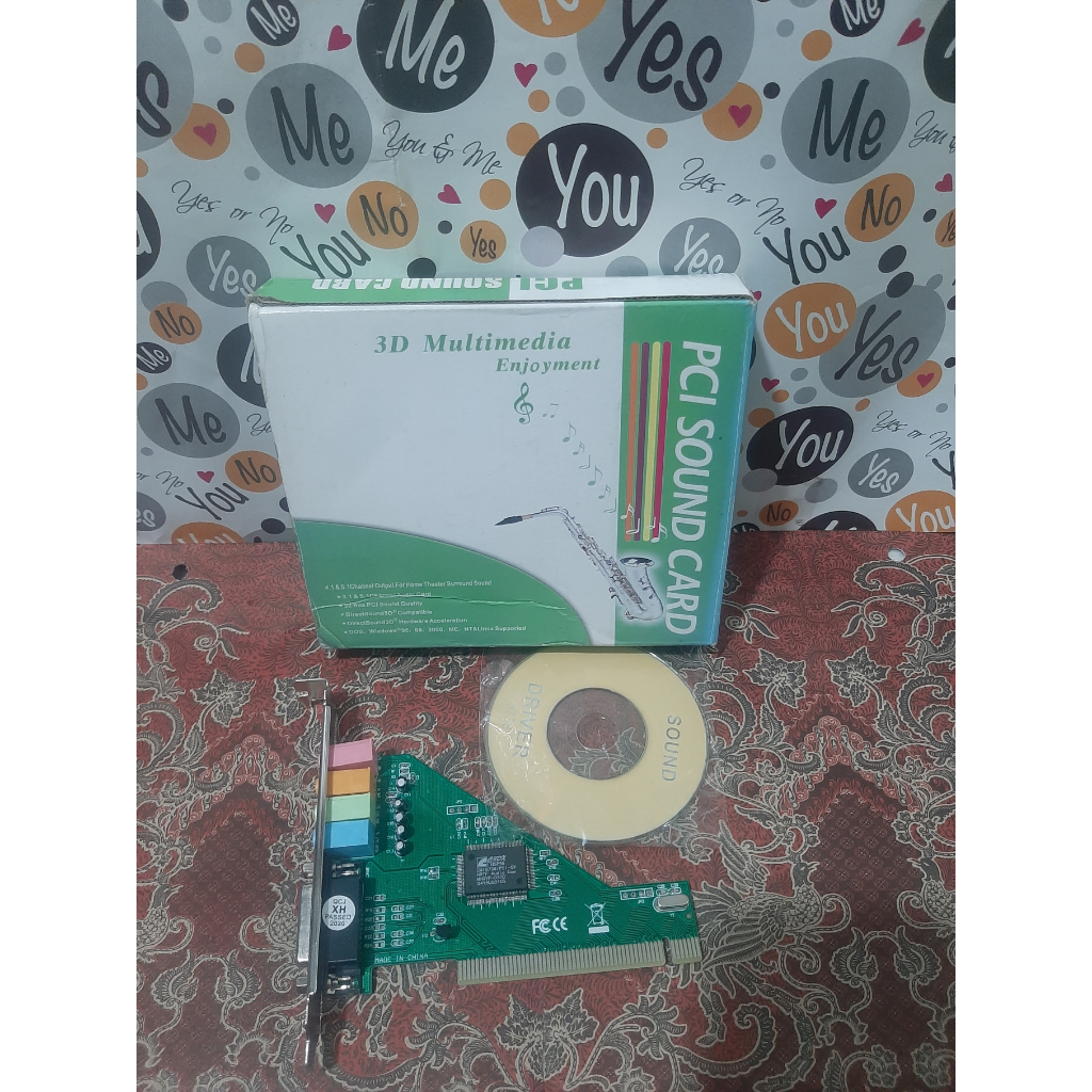 PCI SOUND CARD STANDART / PCI AUDIO CARD MURAH pci soundcard pcisoundcard soundcard pci soundcardpci