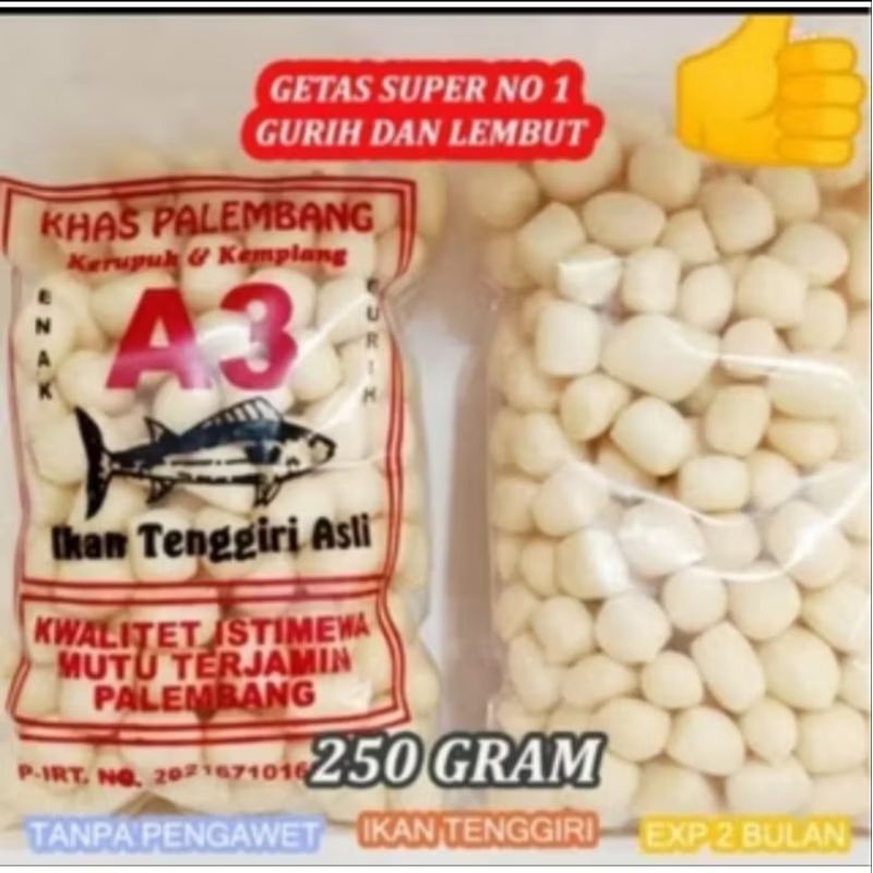 

Getas Palembang A3. Kerupuk ikan