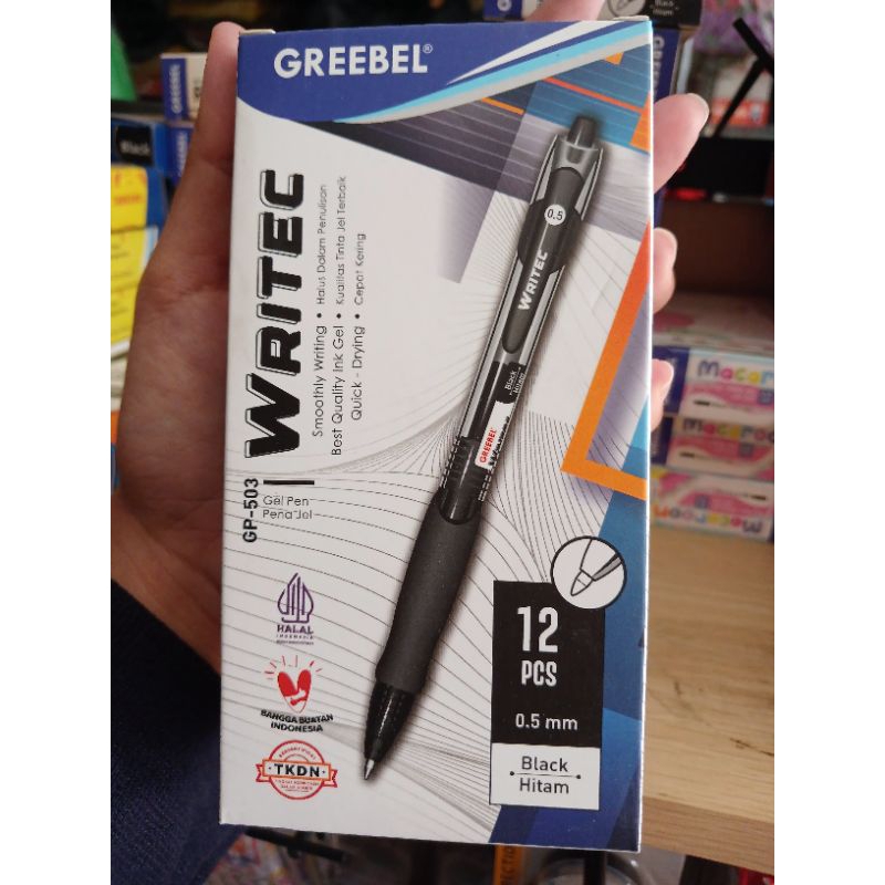 

1 PAK ISI 12 PCS GREEBEL PEN WRITEC