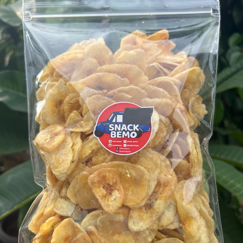 

Keripik Pisang Asin Dollar 250 gram