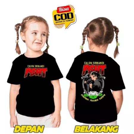 KAOS KIDS PSHT CALON SRIKANDI TERATE/KAOS ANAK PSHT/BISA COD