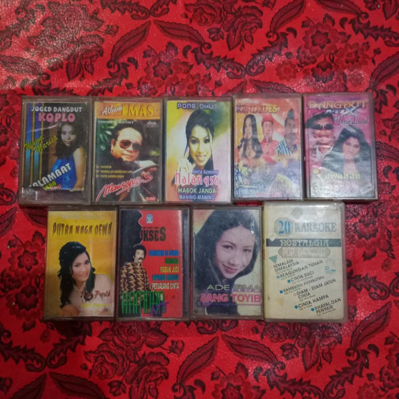 ANEKA KASET PITA DANGDUT JADUL (BOOTLAG)