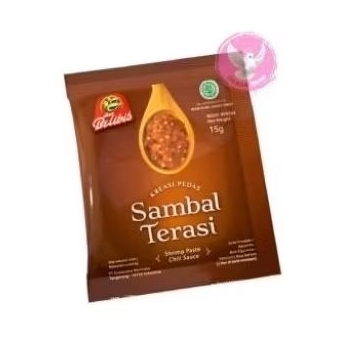 

Sambal Terasi 15gr Dua Belibis
