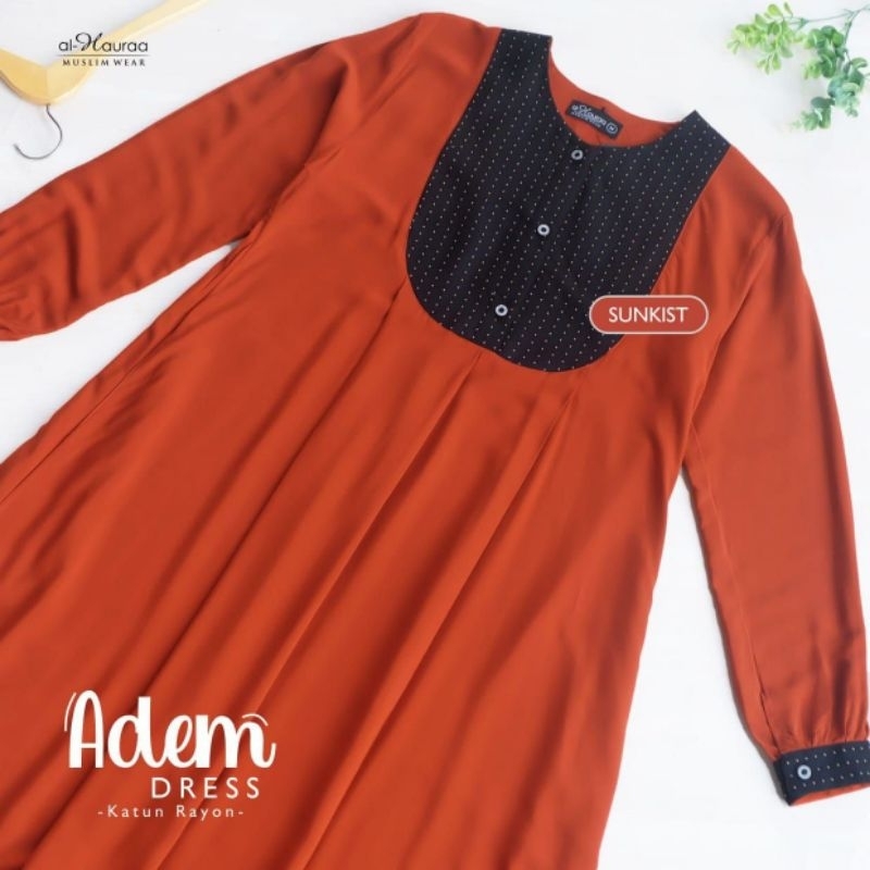 Basic Fortaleza Gamis Al Hauraa Jilbab Syari Gamis simple Gamis murah enak HAYYA SAILA ADEM DRESS BA