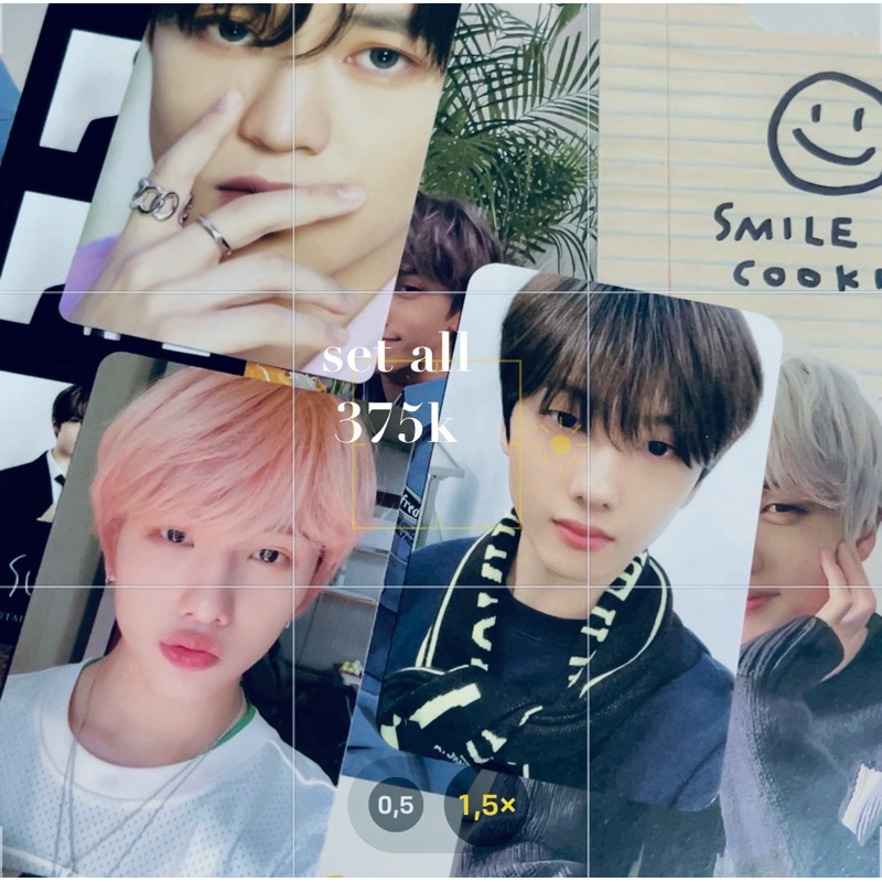 [READY] OFFICIAL PHOTOCARD MD JISUNG MINI BALLOON JISUNG NOOT NOOT BUNDLE