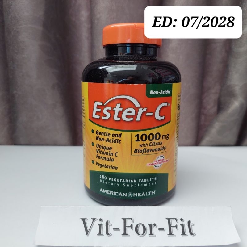 American Health Ester C 1000 mg With Citrus Bioflavonoids 180 veg tabs / Ester C 1000mg