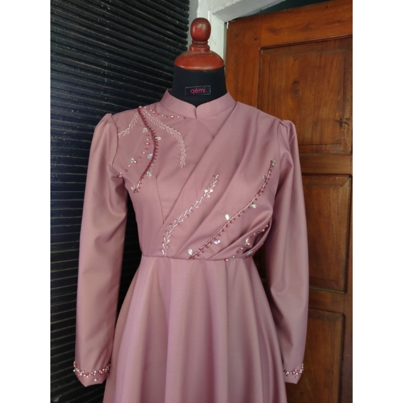 JASA JAHIT PAYET DRESS BRIDESMAID SERAGAMAN KELUARGA LEBARAN 2025 DRESS BRIDESMAID CANTIK MEWAH