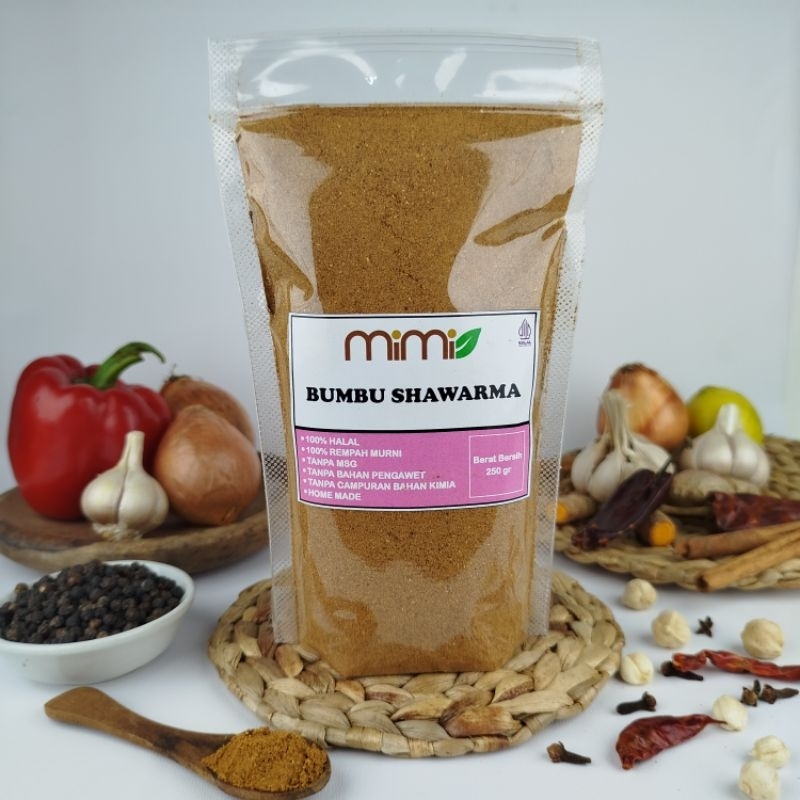 

Bumbu Shawarma 250 gr Khas Timur Tengah