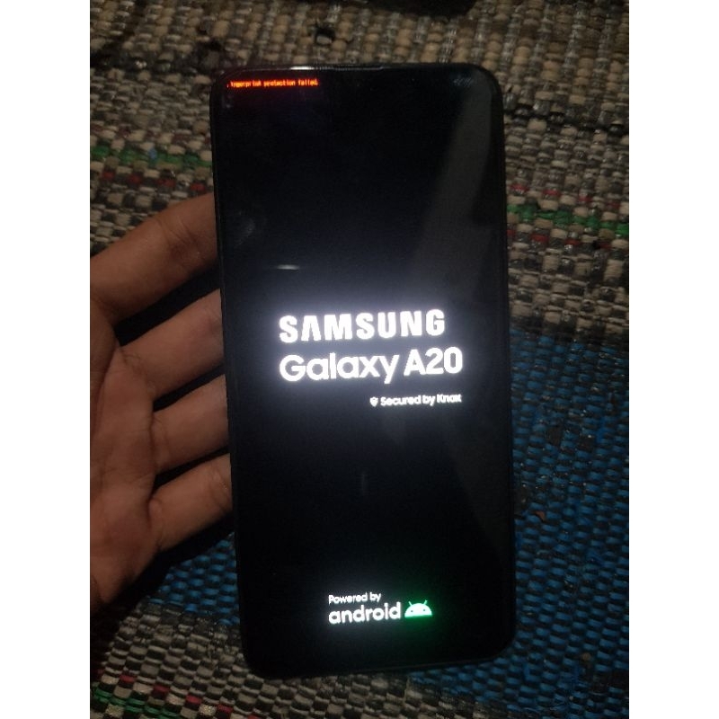 Lcd samsung a20 ori copotan