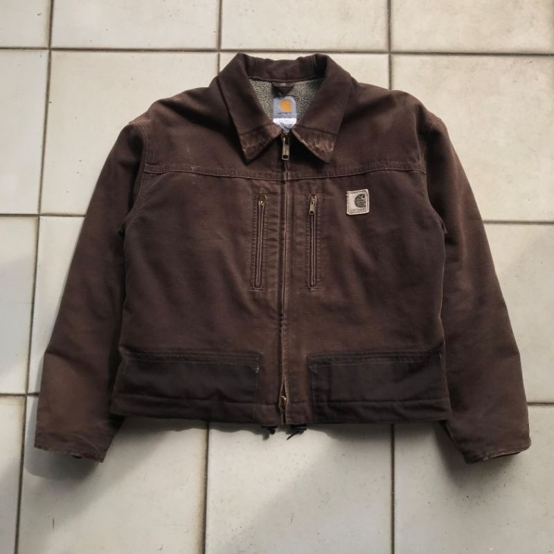 jakcet Detroit carhartt dark brown