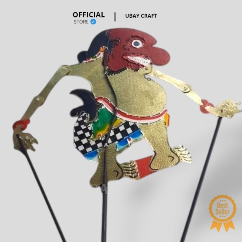 UBAY CRAFT Wayang Buto Terong -+ 45 Cm Kulit Asli