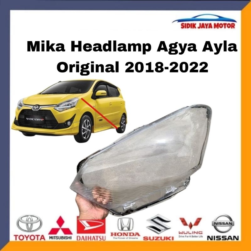 Mika Headlamp Lampu Depan Agya Ayla Original 2018 2019 2020 2021 mika Headlamp Lampu Depan Agya Trd 