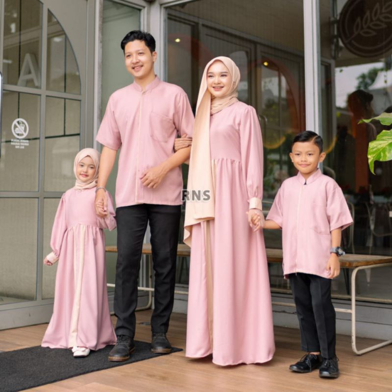 COUPLE LEBARAN TRENDY Baju Couple Keluarga Lebaran Kekinian Bahan Katun Premium Adem