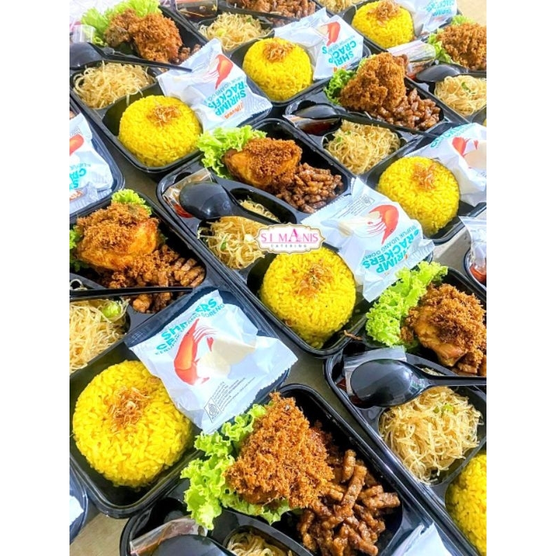 

Si Manis Catering Nasi Kuning Bento 20 Pax