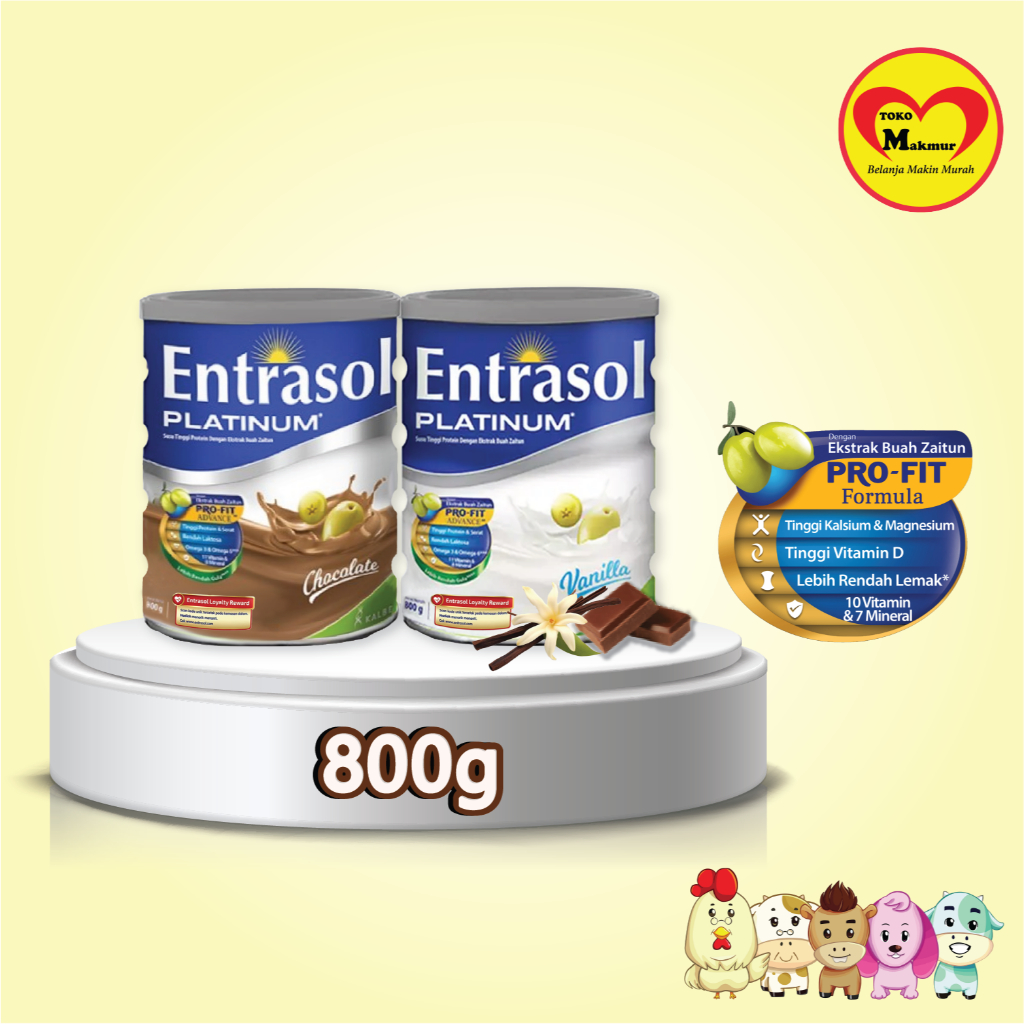 

Entrasol Platinum Vanila / Coklat 800gr / Toko Makmur Online