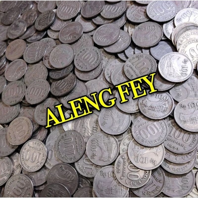 uang kuno koin 100 Rupiah tebal 1973