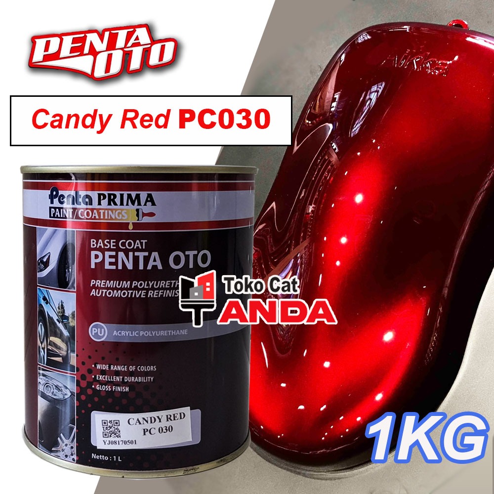 Candy PU Red Merah Penta Oto - cat candy penta oto - candy merah PC030
