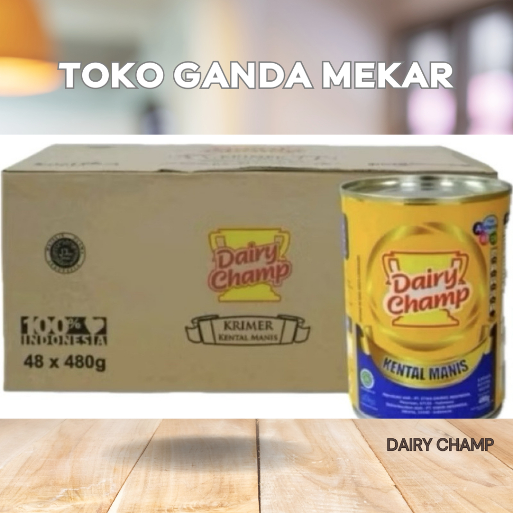 

DAIRY CHAMP KALENG ( 1 KARTON ) @480 GRAM