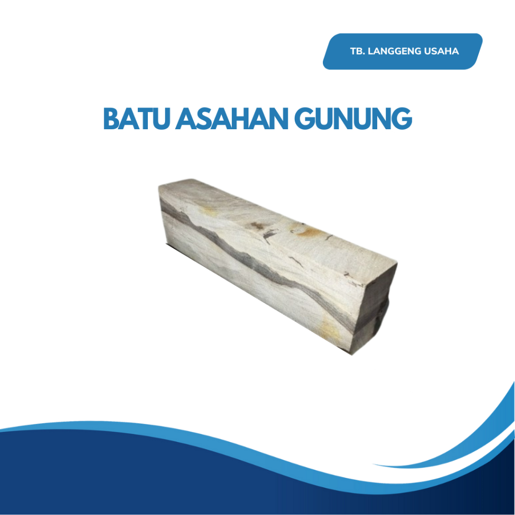 LU BATU ASAHAN BATU GUNUNG ASLI ALAM BESAR HALUS UNTUK PISAU