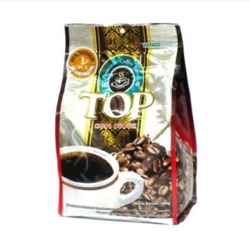 

TOP COFFEE KOPI MURNI BUBUK BAG NETTO 350 GR