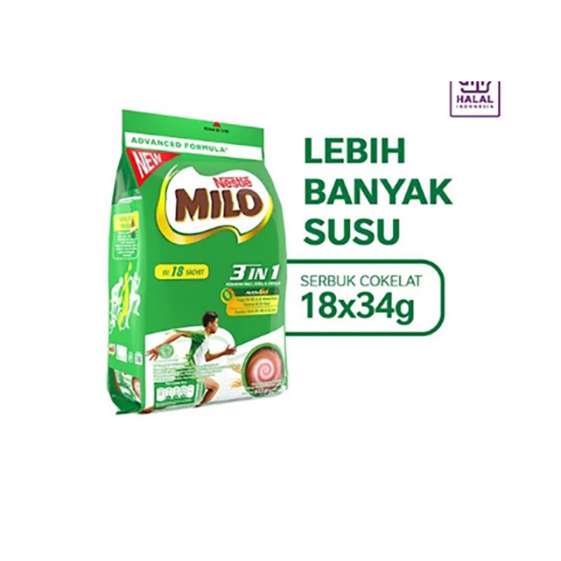 

Milo activ go 3in1 (18x34g)