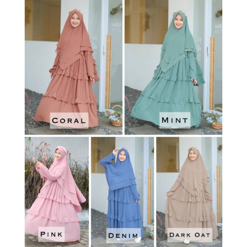 Dress Set Khimar "Khalila" By Alikadara