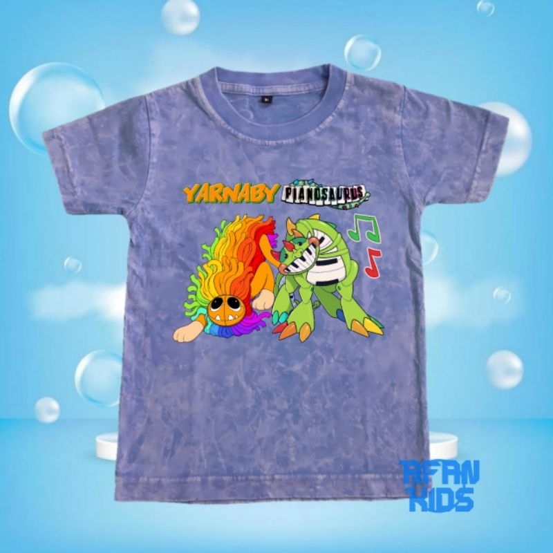 baju popy playtime kaos washed anak