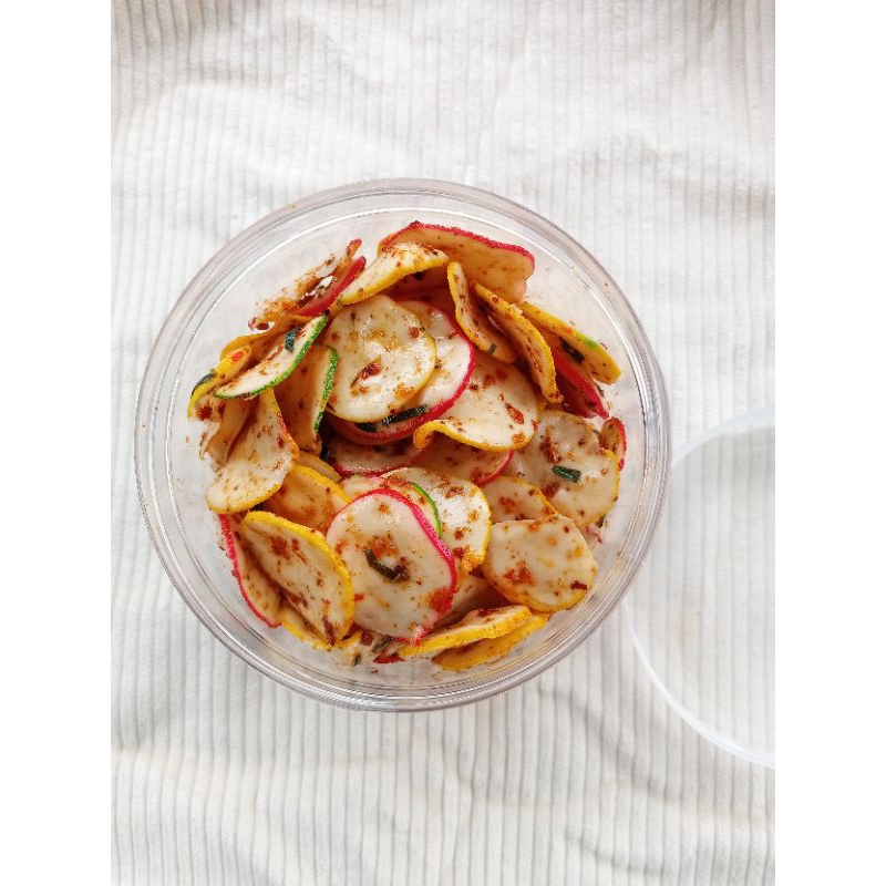 Kerupuk seblak - Kerupuk bantet pedas - seblak bantet