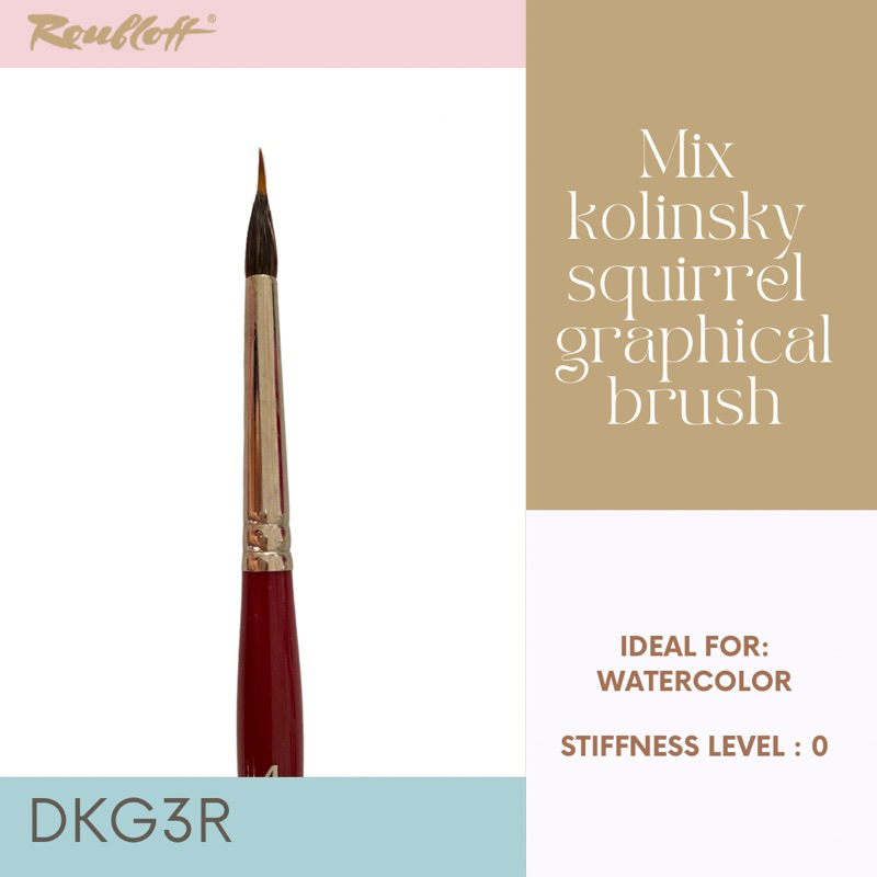 

Kuas Lukis Roubloff Graphical Mix Kolinsky Squirrel Brush