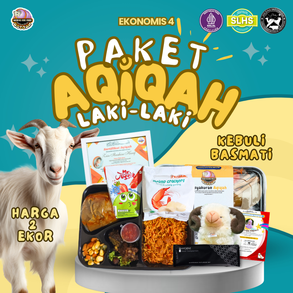 

AQIQAH NASI KEBULI BASMATI - Paket Aqiqah Laki-laki Ekonomis 4