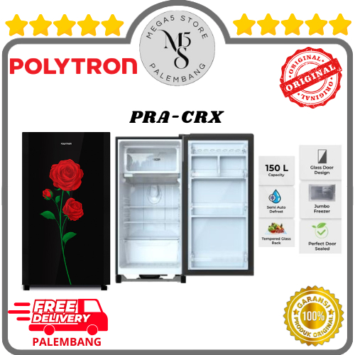 Kulkas Polytron 1 Pintu PRA15CRX / PRA16CRX / PRA17CRX Kulkas 1 Pintu Polytron Kulkas Satu Pintu