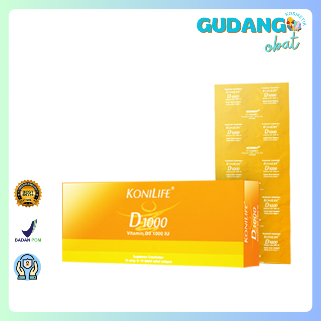 Konilife Vitamin D3 1000 IU 30's - Konilife D 1000