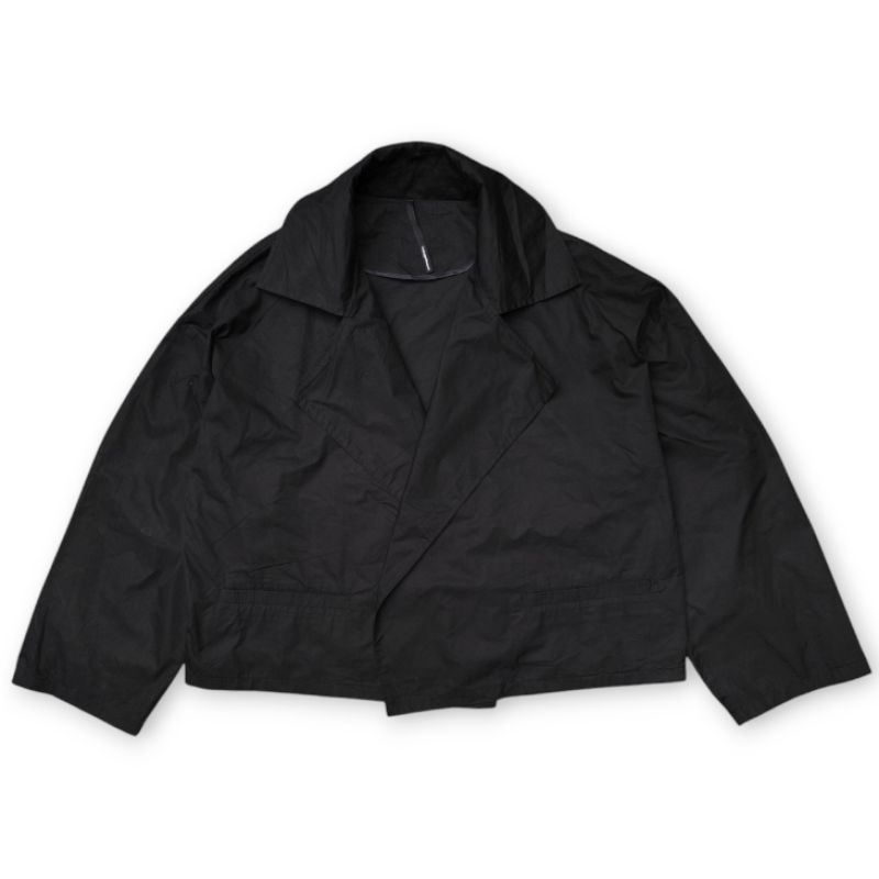 Unplugged Museum Open Front Double Breasted Oversize Jacket
