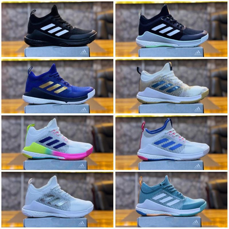 Sepatu volly Adidas crazyflight grade ori /Sepatu Basket Pria Wanita Terbaru /Adidas crazyflight