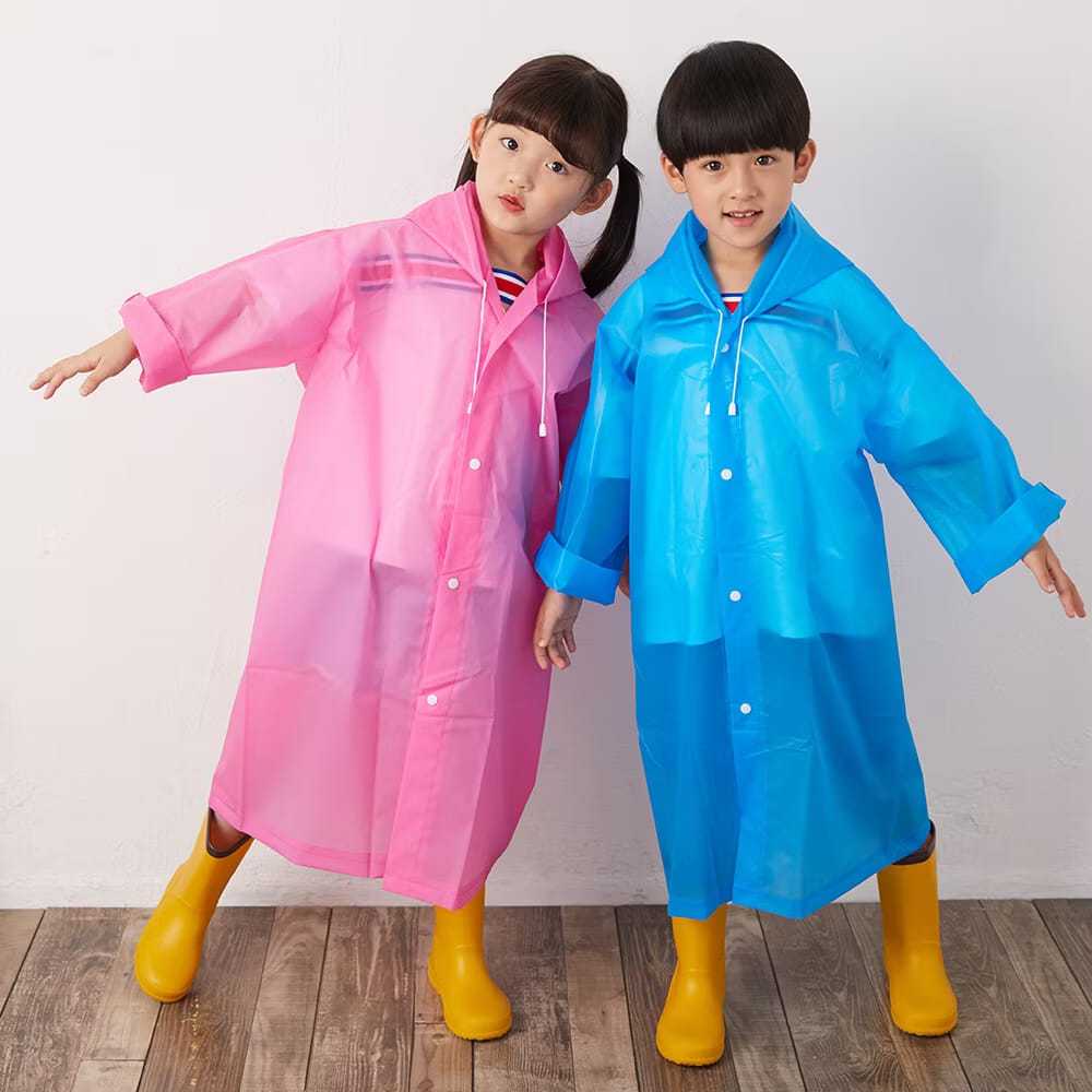 Jas Hujan Anak Eva Kids Raincoat - Jas Hujan Plastik Anak - Jas Hujan Eva