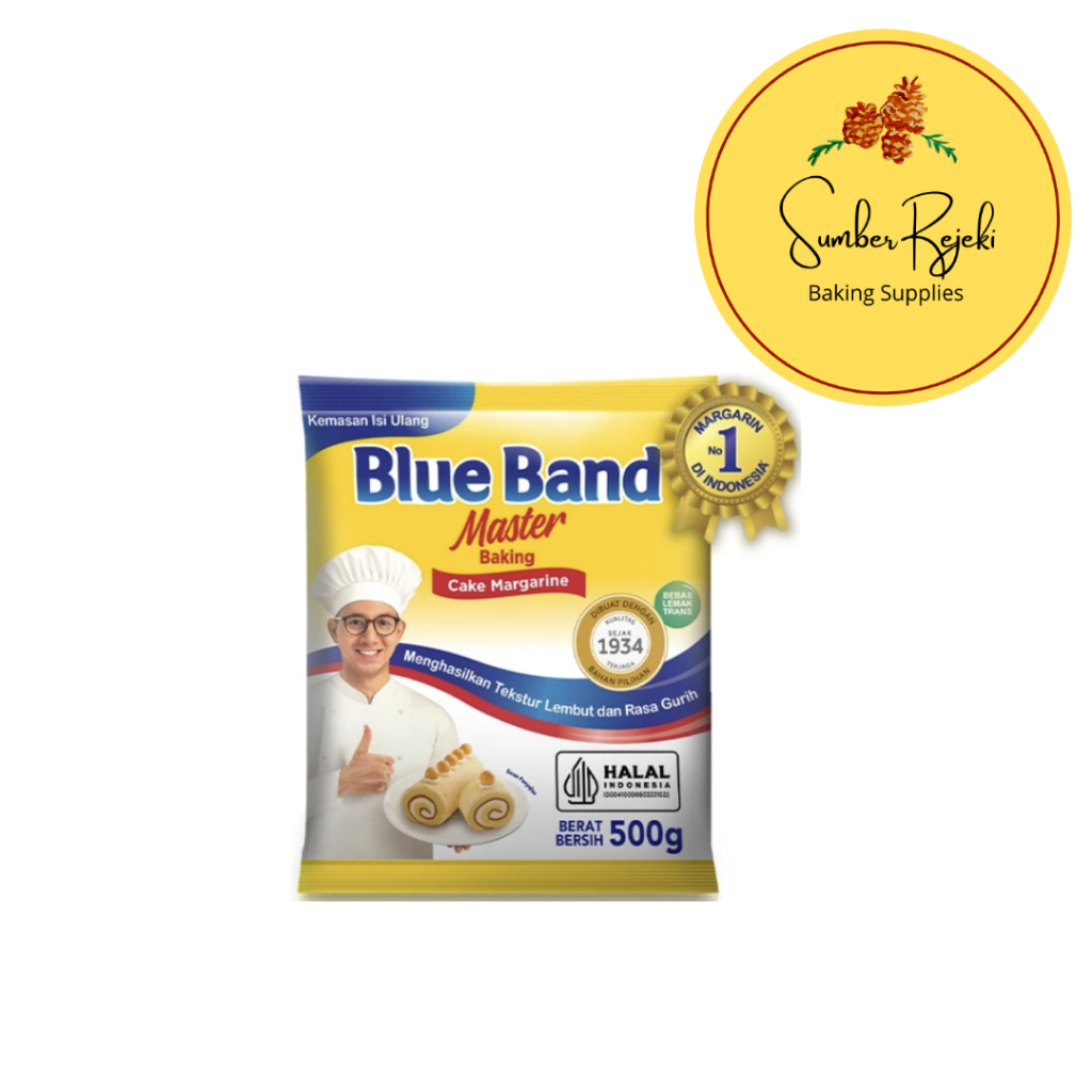 

Blue Band Margarin Blueband KEMASAN ASLI PABRIK POUCH 500 GR / 500gr