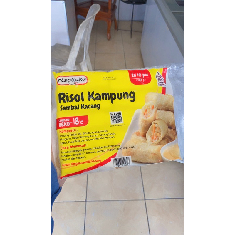 

Risollaku risol kampung 500 gr isi 10