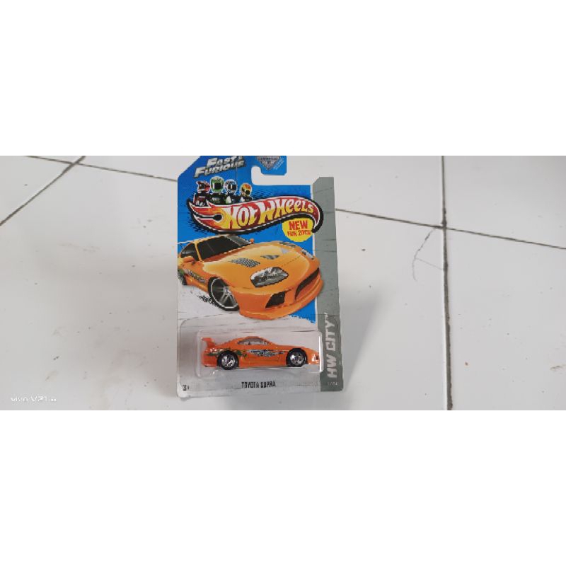 hot wheels Toyota Supra fast and furious 2013