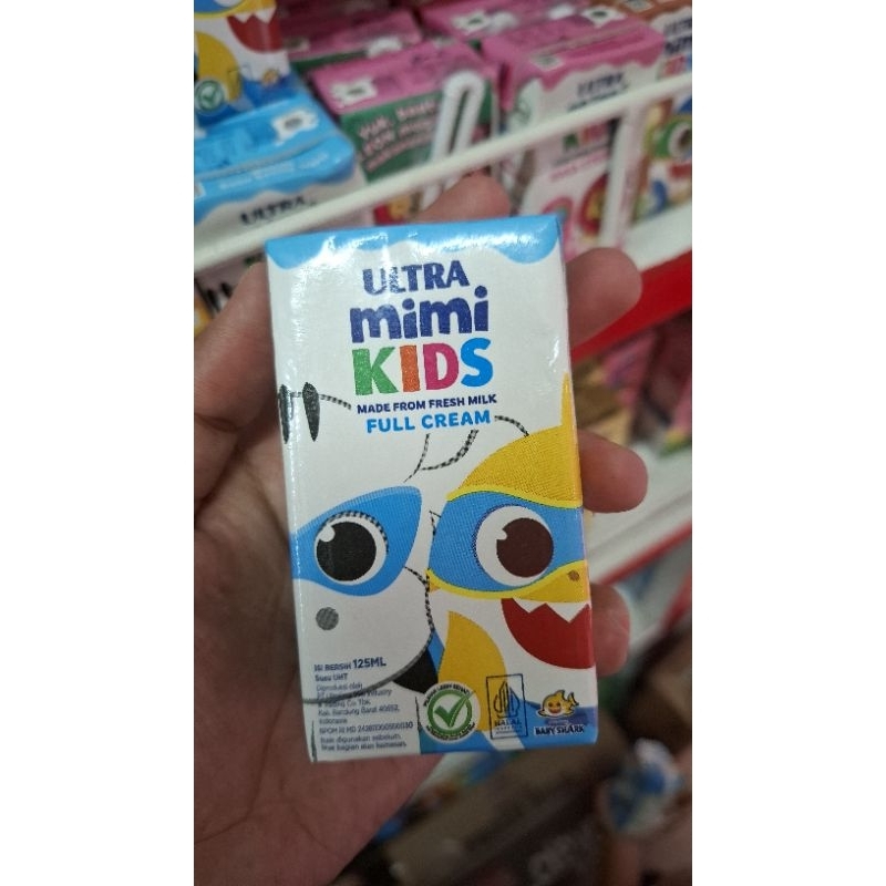 

Susu UHT Ultra mimi kids 125ml full krim / stroberi / cokelat / vanila