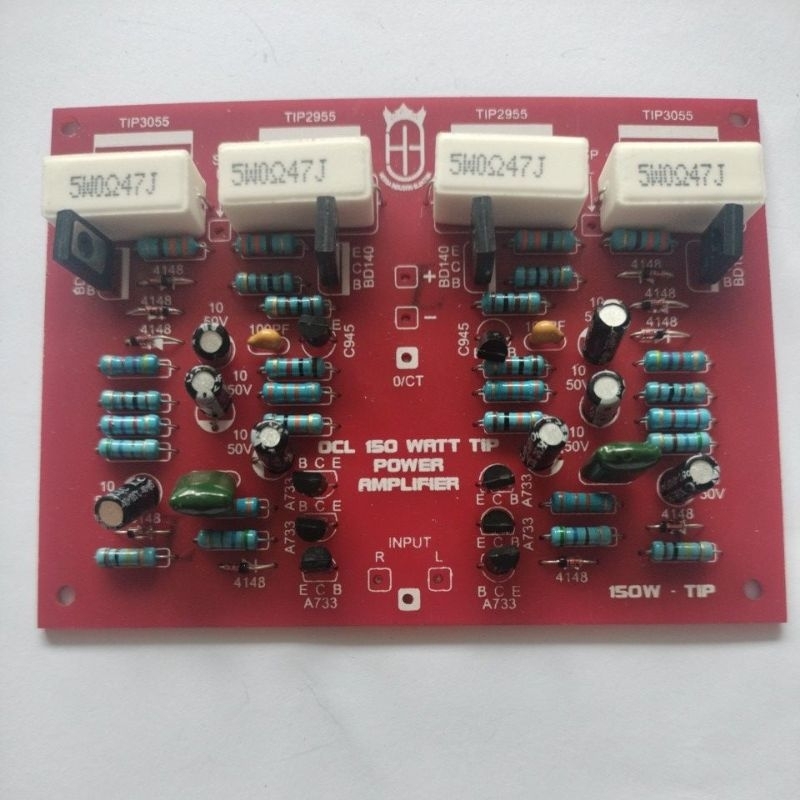 driver power amplifier ocl 150 Watt TIP
