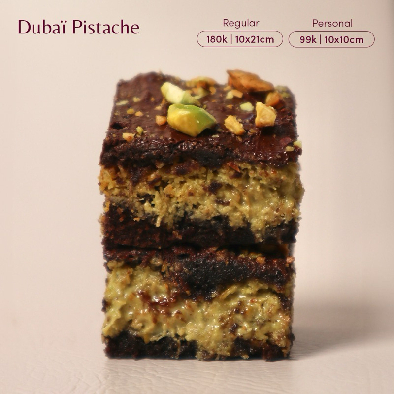

PAR SYE ⋆ Dubaï Pistache Brownie