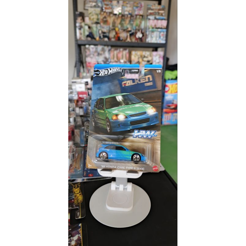 Hot Wheels '99 Honda Civic Type R Ek9 Falken