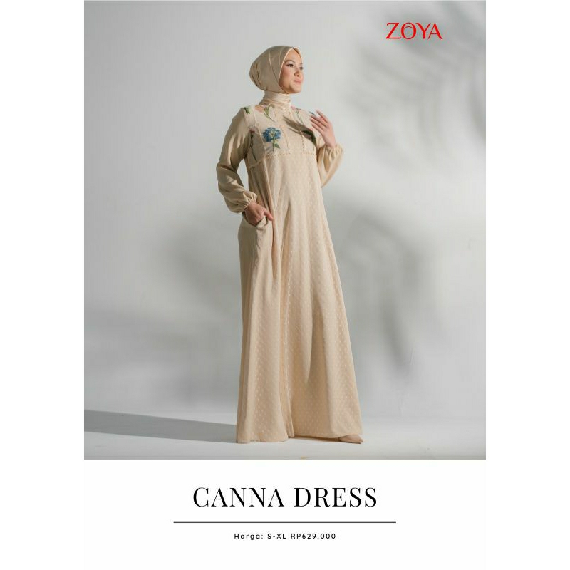 BUSANA MUSLIM CANNA DRESS BY ZOYA (original)