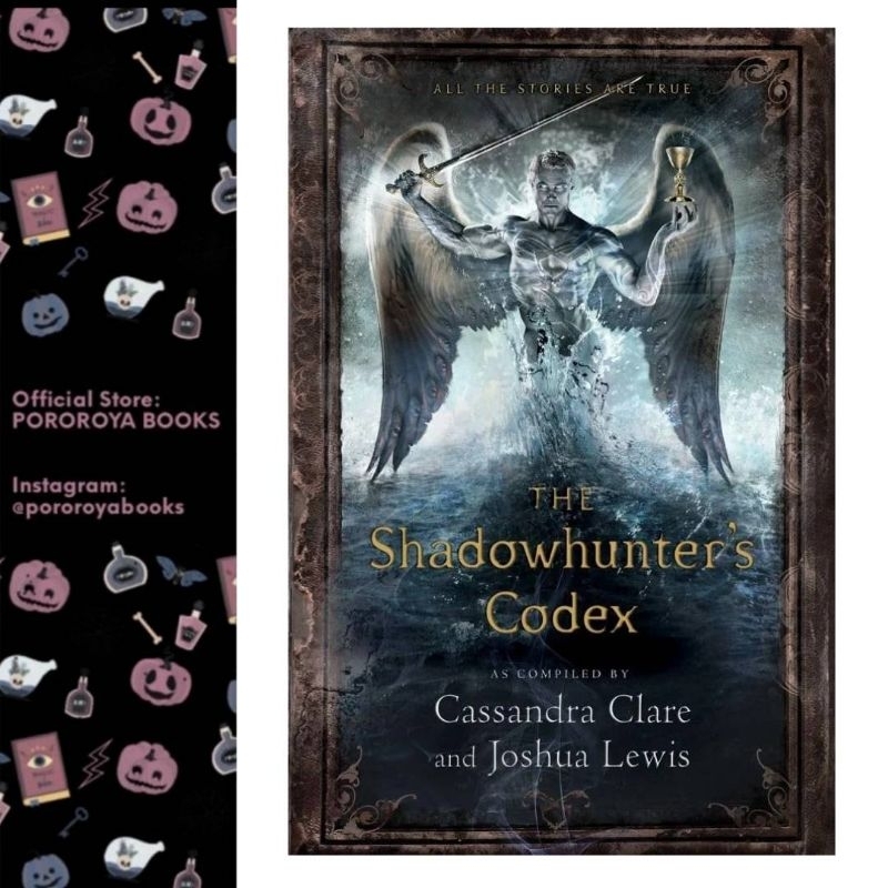Buku THE SHADOWHUNTER'S CODEX Cassandra Clare ORIGINAL BOOK English Import Shadowhunter Chronicles W