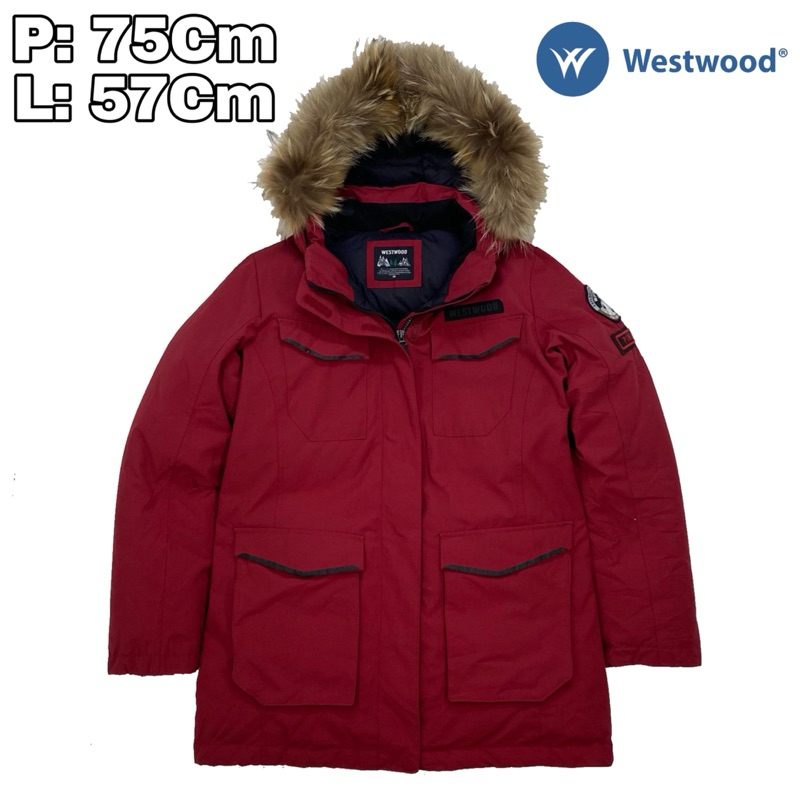 J261 Jaket Parka Bulang Gropcore Outdoor Westwood  Bulu Angsa Winter Musim Dingin Hiking Pendaki Gun