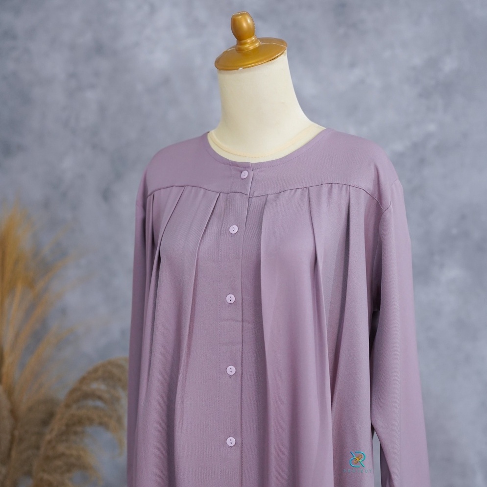 SALEE HD16BISA CODJOI LONG TUNIK MIDI DRESS GAMIS WANITA  TUNIK LEBARAN 224 FASHION MUSLIM TERBARU A